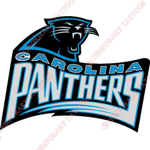 Carolina Panthers Customize Temporary Tattoos Stickers NO.440